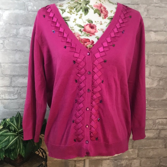 Chadwicks Sweaters - 💥 5 for $25 💥 Chadwicks | Pink Cardigan